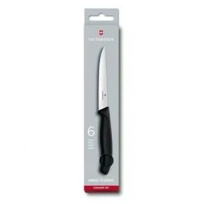 Набір ножів для стейку Victorinox Swiss Classic 11 см, 6 шт., чорний (6.7233.6)
