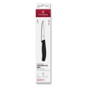 Набір ножів для стейку Victorinox Swiss Classic 11 см, 6 шт., чорний (6.7233.6)