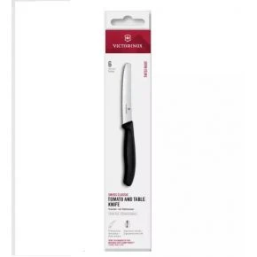 Набір ножів для томатів Victorinox Swiss Classic 11 см, 6 шт., чорний (6.7833.6)