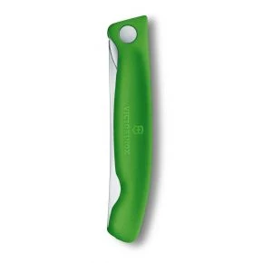 Складаний ніж для пікніка Victorinox Swiss Classic 10 см, зелений, блістер (6.7836.F4B)