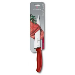 Шеф-ніж Victorinox Swiss Classic 19 см, червоний (6.8001.19B)