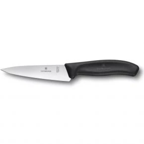 Шеф-ніж Victorinox Swiss Classic 12 см, чорний, блістер (6.8003.12B)