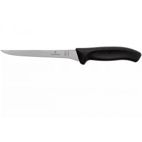 Обвалювальний ніж Victorinox Swiss Classic Flex 15 см, чорний, подарункова коробка (6.8413.15G)
