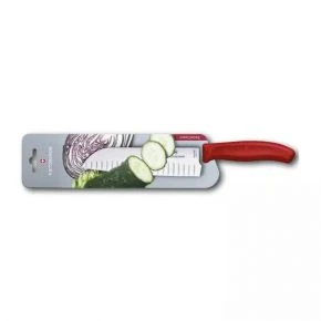 Сантоку Victorinox Swiss Classic 17 см, червоний, блістер (6.8521.17B)