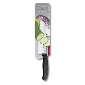 Сантоку Victorinox Swiss Classic 17 см, чорний, блістер (6.8523.17B)
