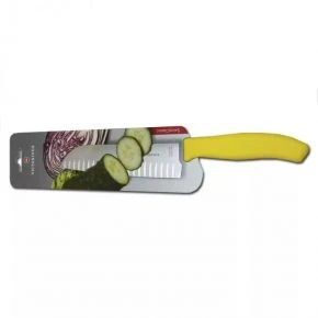 Сантоку Victorinox Swiss Classic 17 см, жовтий (6.8526.17L8B) Сантоку Victorinox Swiss Classic 17 см, жовтий (6.8526.17L8B)