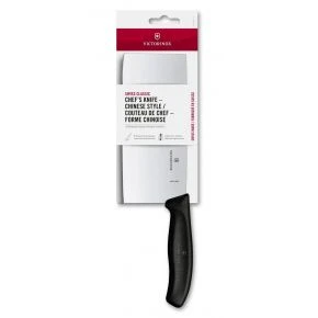 Китайський шеф-ніж Victorinox Swiss Classic 18 см, чорний (6.8563.18B)
