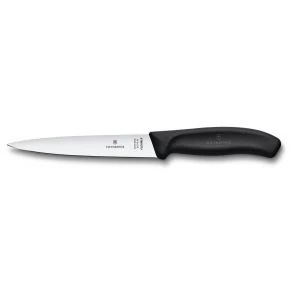 Філейний ніж Victorinox Swiss Classic Flex 16 см, чорний (6.8713.16B)