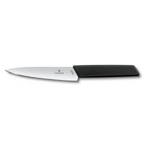 Шеф-ніж Victorinox Swiss Modern 15 см, чорний (6.9013.15B)