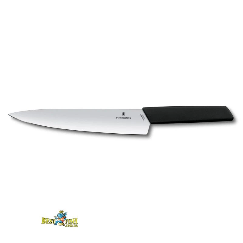 Шеф-ніж Victorinox Swiss Modern 22 см, чорний (6.9013.22B) Шеф-ніж Victorinox Swiss Modern 22 см, чорний (6.9013.22B)
