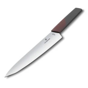 Шеф-ніж Victorinox Swiss Modern 22 см, бордовий (6.9016.221B)