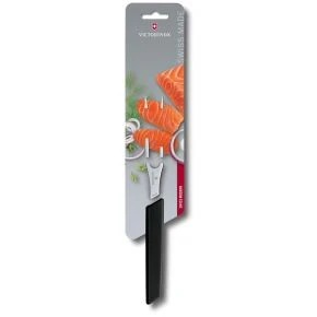 Виделка для м'яса Victorinox Swiss Modern 15 см, чорний (6.9033.15B)
