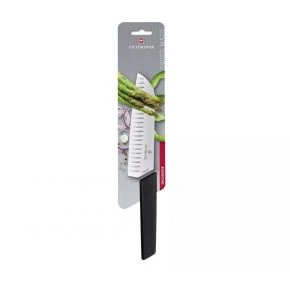 Сантоку Victorinox Swiss Modern 17 см, чорний (6.9053.17KB)