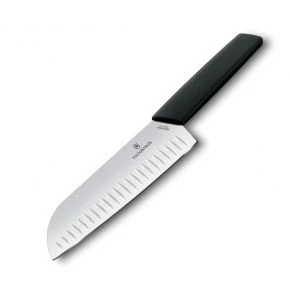 Сантоку Victorinox Swiss Modern 17 см, чорний (6.9053.17KB)