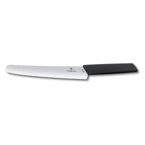 Хлібний ніж Victorinox Swiss Modern 22 см, чорний (6.9073.22WB) Хлібний ніж Victorinox Swiss Modern 22 см, чорний (6.9073.22WB)