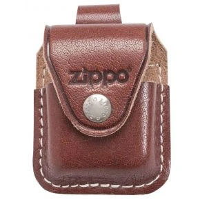Шкіряний чохол для запальнички Zippo з петлею для ременя, коричневий (67011)
