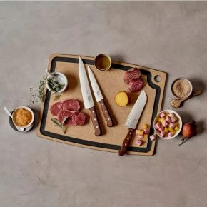 Обробна дошка з жолобком Victorinox Epicurean Gourmet 445x330x9 мм, чорний (7.4129.3)