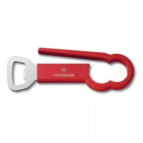 Відкривачка для пляшок Victorinox для кронен-корків і PET-пляшок, червона (7.6912)