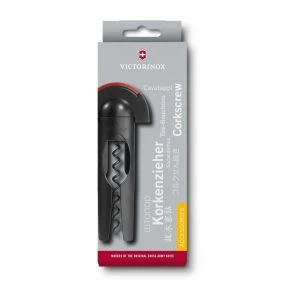 Штопор Victorinox зі знімним різаком для фольги, чорний (7.6924)