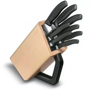 Підставка для ножів Victorinox Cutlery Block велика, бук, коричневий (7.7043.0) Підставка для ножів Victorinox Cutlery Block велика, бук, коричневий (7.7043.0)