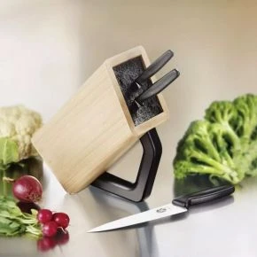 Підставка для ножів Victorinox Cutlery Block велика, бук, коричневий (7.7043.0) Підставка для ножів Victorinox Cutlery Block велика, бук, коричневий (7.7043.0)