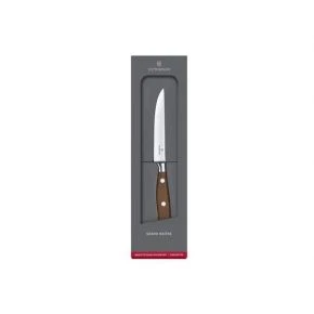 Ніж для стейку Victorinox Grand Maitre Wood 12 см, коричневий (7.7200.12WG)