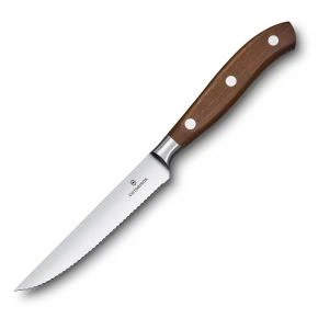 Ніж для стейку Victorinox Grand Maitre Wood 12 см, коричневий (7.7200.12WG)