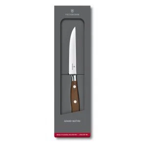 Ніж для стейку Victorinox Grand Maitre Wood 12 см, коричневий (7.7200.12WG)