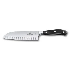 Сантоку Victorinox Grand Maitre 17 см, чорний, подарункова коробка (7.7323.17G)