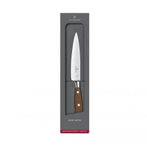 Шеф-ніж Victorinox Grand Maitre Wood 15 см, коричневий (7.7400.15G) Шеф-ніж Victorinox Grand Maitre Wood 15 см, коричневий (7.7400.15G)