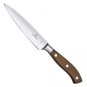 Шеф-ніж Victorinox Grand Maitre Wood 15 см, коричневий (7.7400.15G) Шеф-ніж Victorinox Grand Maitre Wood 15 см, коричневий (7.7400.15G)