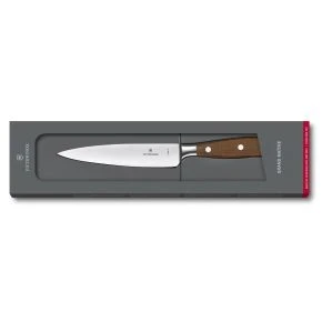 Шеф-ніж Victorinox Grand Maitre Wood 15 см, коричневий (7.7400.15G) Шеф-ніж Victorinox Grand Maitre Wood 15 см, коричневий (7.7400.15G)