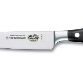 Шеф-ніж Victorinox Grand Maitre 15 см, чорний (7.7403.15G)