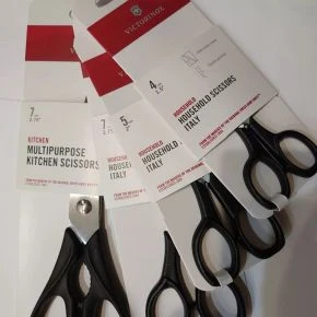 Ножиці побутові Victorinox Household Italy Small, 10,9 см, чорні (8.1017.10)