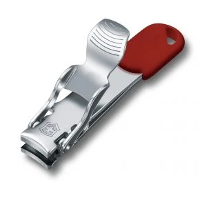 Кусачки для нігтів Victorinox Nail Clipper, з отвором для брелока, червоні (8.2050.B1)
