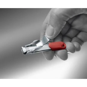 Кусачки для нігтів Victorinox Nail Clipper, з отвором для брелока, червоні (8.2050.B1)