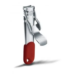 Кусачки для нігтів Victorinox Nail Clipper, з отвором для брелока, червоні (8.2050.B1)
