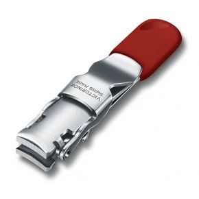 Кусачки для нігтів Victorinox Nail Clipper, з отвором для брелока, червоні (8.2050.B1)