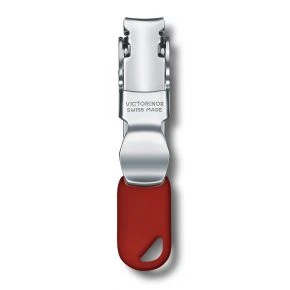 Кусачки для нігтів Victorinox Nail Clipper, з отвором для брелока, червоні (8.2050.B1)