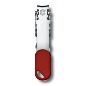 Кусачки для нігтів Victorinox Nail Clipper, з отвором для брелока, червоні (8.2050.B1)