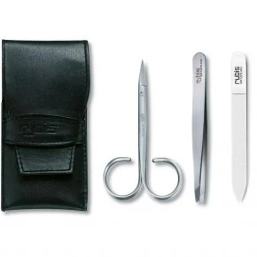 Манікюрний набір Victorinox Rubis, 3 предмети, чорний шкіряний чохол (8.2085)