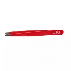 Пінцет для брів Victorinox Rubis Slanted, скошений, 9,6 см, червоний (8.2088)