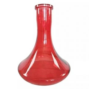 Колба для кальяну Huka, скло, горловина 45 мм, червона (DN30876A)