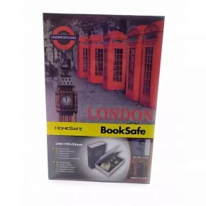 Книга-сейф «London», метал і пластик, 24,5 x 16 x 5,5 см, різнокольорова (DN32007A)