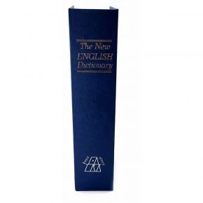 Книга-сейф «The New English Dictionary», метал і пластик, 24,5 x 16 x 5,5 см, синя (DN32007C)