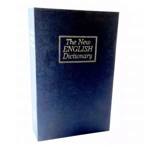 Книга-сейф «The New English Dictionary», метал і пластик, 24,5 x 16 x 5,5 см, синя (DN32007C)