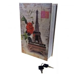 Книга-сейф «Paris» з ключем, метал, різнокольорова (DN32007L)