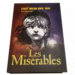 Книга-сейф «Les Miserables» з ключем, метал, 22 x 15 x 5,5 см, різнокольорова (DN32040B)