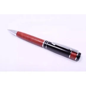 Ручка кулькова Gianni Terra Red, штучна шкіра, червоно-чорна (HH8198/B(red))