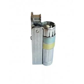 Бензинова запальничка Imco Triplex Super 6700 Two Tone, хром, жовто-блакитна (IM1800083)